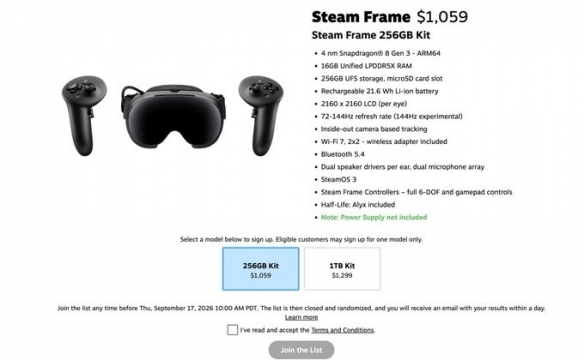 成本失控！V社工程师揭秘Steam Frame高昂定价幕后